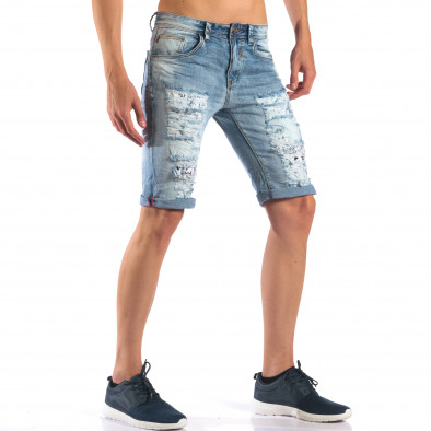 Blugi scurți bărbați Always Jeans albaștri it160616-17 4