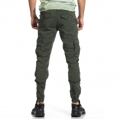 Pantaloni cargo bărbați Blackzi verzi tr270421-11 3
