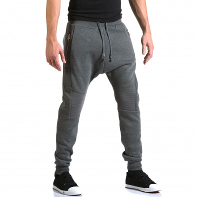 Pantaloni baggy bărbați New Star gri it211015-55 4