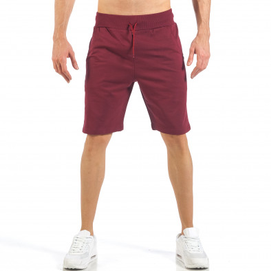 Pantaloni scurți de bărbați roșii tip Basic it260318-144 2