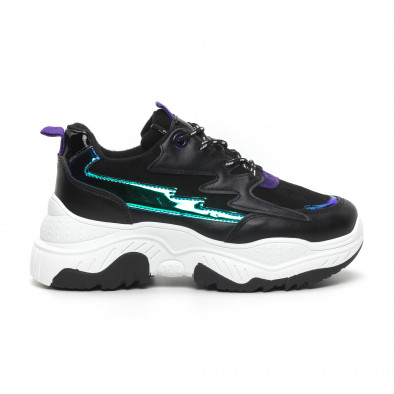 Pantofi sport de dama cu detalii neon it260919-58 2