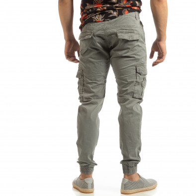 Pantaloni gri cargo jogger pentru bărbați it090519-9 4