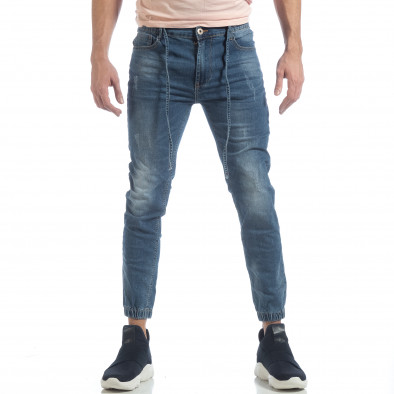 Jogger Jeans albastru pentru bărbați it040219-3 3