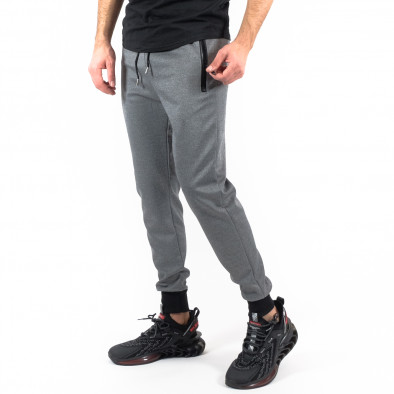 Pantaloni sport bărbați SMMA Style gri it180322-19 4