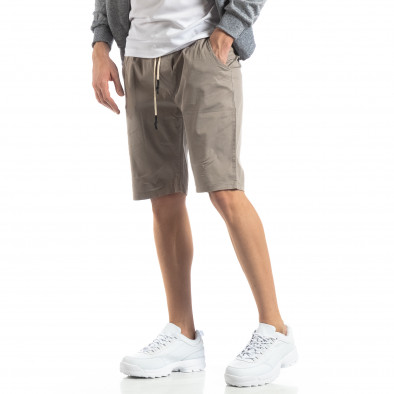 Pantaloni scurți Basic în gri pentru bărbați it210319-37 3