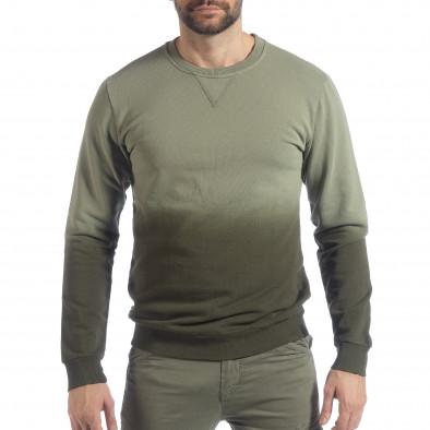 Bluză verde matlasată pentru bărbați it040219-91 4