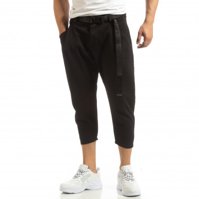 Pantaloni negri Cropped pentru bărbați it090519-4 3