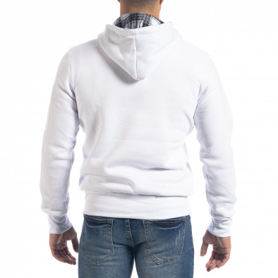 Hanorac hoodie de bărbați alb Originals it071119-63 3