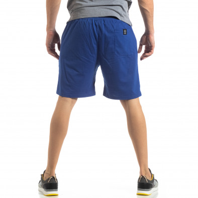 Pantaloni sport scurți în albastru deschis pentru bărbați it210319-70 4