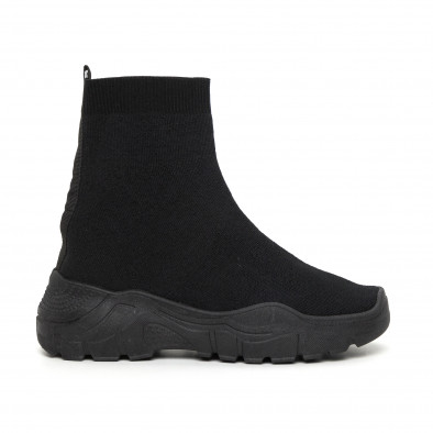 Pantofi sport de dama Basic Slip-on cu talpă neagră it130819-45 2