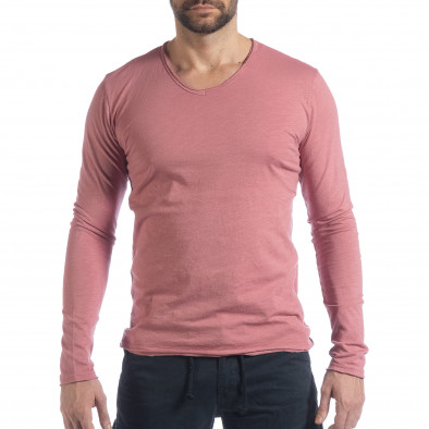 Bluză în roz V-neck bărbați it040219-86 |