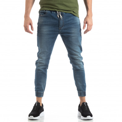 Jogger Jeans albaștri pentru bărbați it210319-2 2