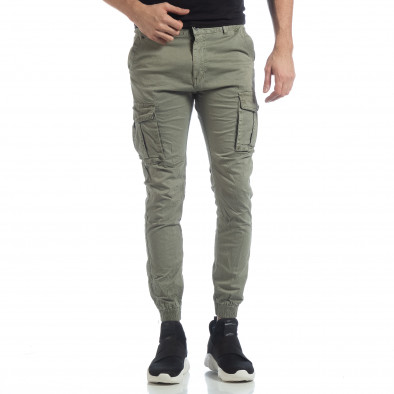 Pantaloni cargo Jogger verzi pentru bărbați it040219-37 3