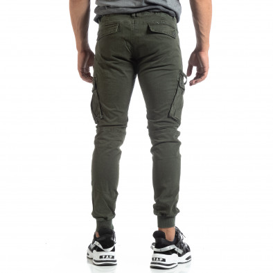 Pantaloni Cargo Jogger verzi pentru bărbați it170819-7 4