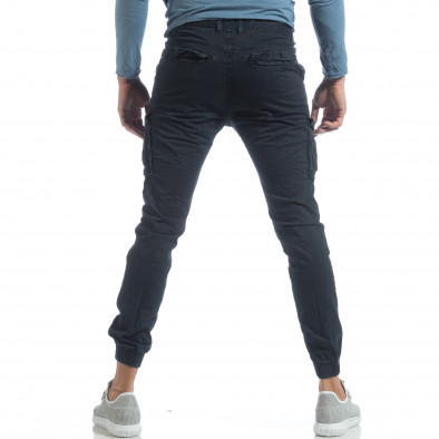 Pantaloni cargo Jogger albaștri pentru bărbați it040219-38 3