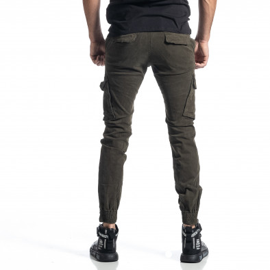 Pantaloni cargo bărbați G-9 verzi it010221-45 3