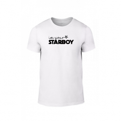 Tricou pentru barbati Starboy & Stargirl alb, mărimea L TMNLPM007L 2