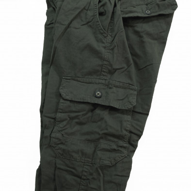 Pantaloni cargo bărbați Blackzi verzi tr220223-2 4
