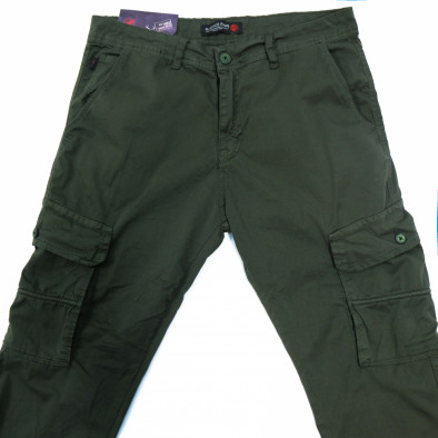 Pantaloni cargo bărbați Blackzi verzi tr250523-1 4