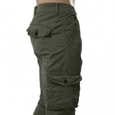Pantaloni cargo bărbați Blackzi verzi tr270421-11 5