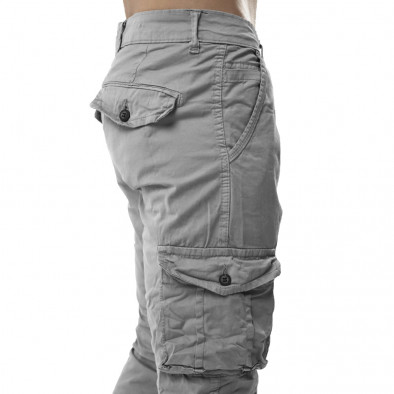 Pantaloni cargo bărbați Blackzi gri tr230222-1 4