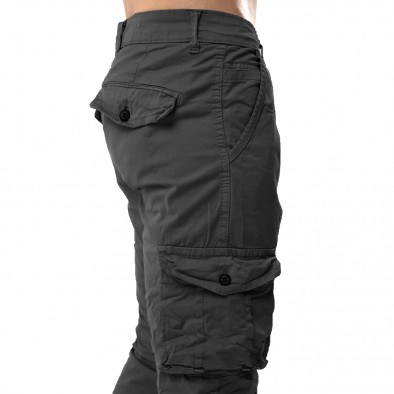 Pantaloni cargo bărbați Blackzi gri tr270421-10 4