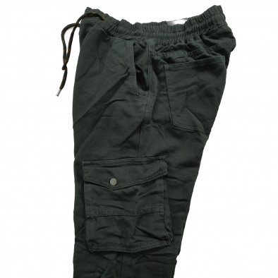 Pantaloni cargo bărbați Blackzi verzi tr140323-3 4
