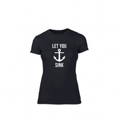 Tricou de dama Never sink negru, mărimea XL TMNLPF192XL 2