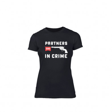 Tricou de dama Partners in Crime negru, mărimea S TMNLPF081S 2