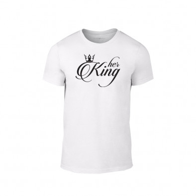Tricou pentru barbati King alb, mărimea XXL TMNLPM013XXL 2