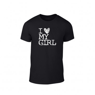 Tricou pentru bărbați Love My Girl negru, mărimea L TMNLPM027L 2