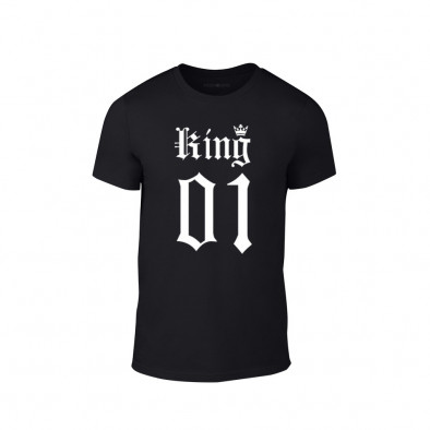 Tricou pentru barbati King 01 negru, mărimea XL TMNLPM016XL 2