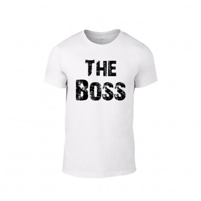 Tricou pentru barbati The Boss alb, mărimea L TMNLPM139L 2