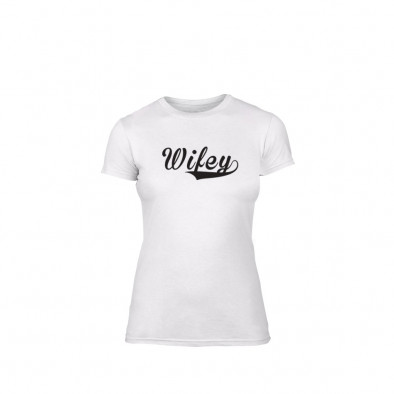 Tricou de dama Wifey alb, mărimea M TMNLPF036M 2
