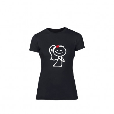 Tricou de dama Love Gift negru, mărimea S TMNLPF172S 2