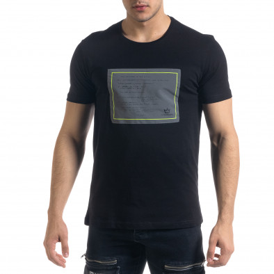 Tricou bărbați Breezy negru tr110320-36 2