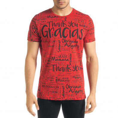 Tricou bărbați Lagos roșu tr080520-34 2