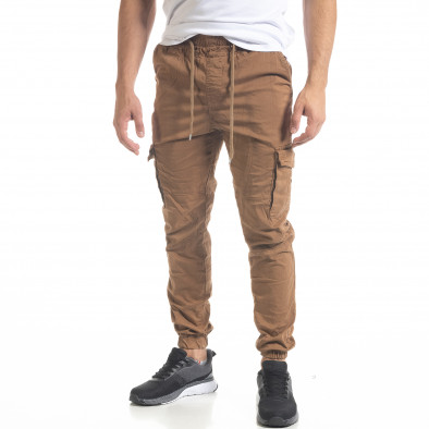 Pantaloni cargo bărbați Blackzi camel tr240420-33 2