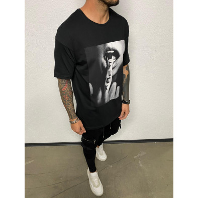 Tricou bărbați Black Island negru tr110320-80 3