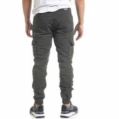 Pantaloni cargo bărbați Blackzi verzi tr240420-34 4