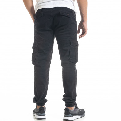 Pantaloni cargo bărbați Blackzi negri tr240420-30 3