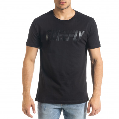 Tricou bărbați Freefly negru tr240420-11 2