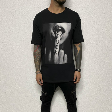 Tricou bărbați Black Island negru tr110320-80 2