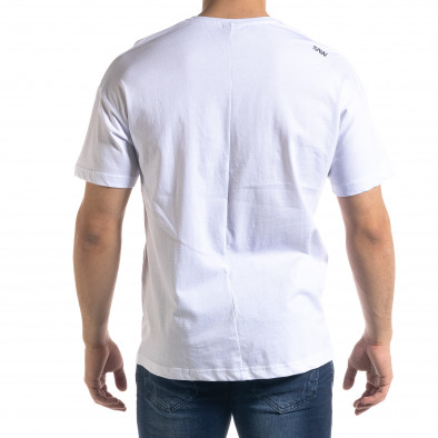 Tricou bărbați SAW alb tr110320-11 3