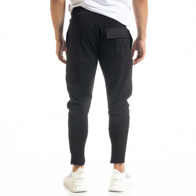 Pantaloni sport bărbați Breezy negru tr080520-56 3