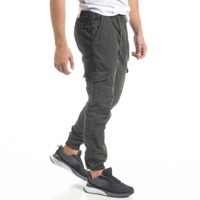 Pantaloni cargo bărbați Blackzi verzi tr240420-34 2