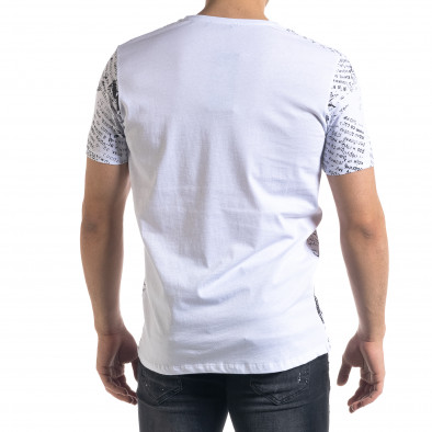Tricou bărbați Lagos alb tr110320-28 3