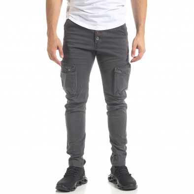 Pantaloni cargo bărbați Bread & Buttons gri tr240420-26 2
