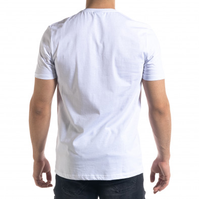 Tricou bărbați Breezy alb tr110320-35 3