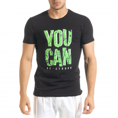 Tricou bărbați Lagos negru tr080520-28 2